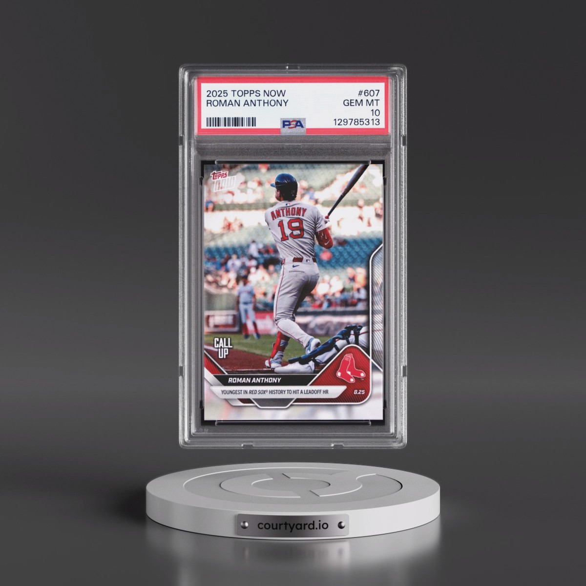 2025 Topps Now #607 Roman Anthony (PSA 10 GEM MINT)