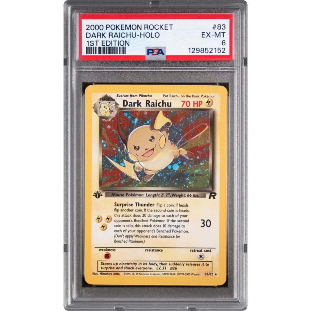 Pokémon Dark Raichu
