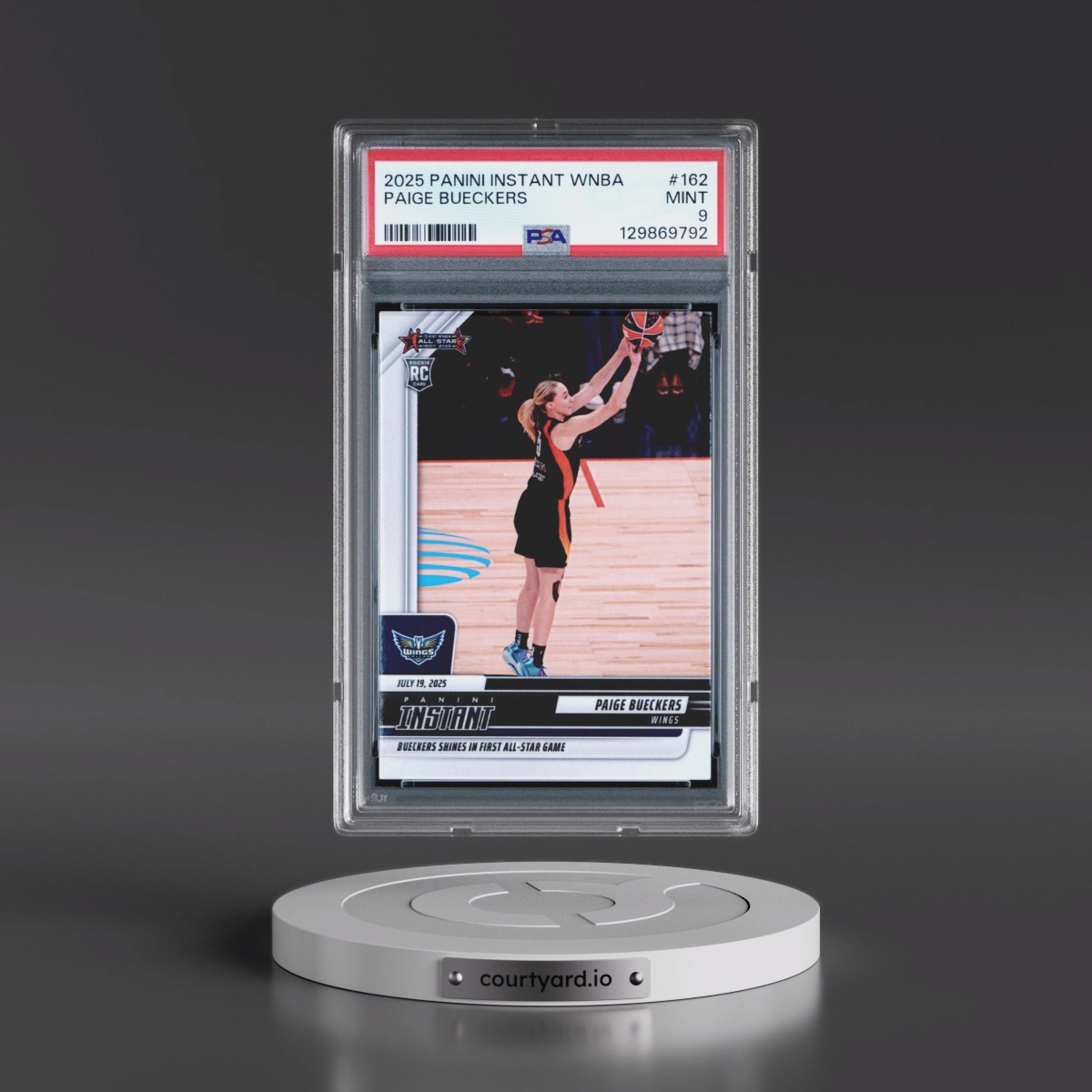 2025 Panini Instant WNBA #162 Paige Bueckers (PSA 9 MINT)