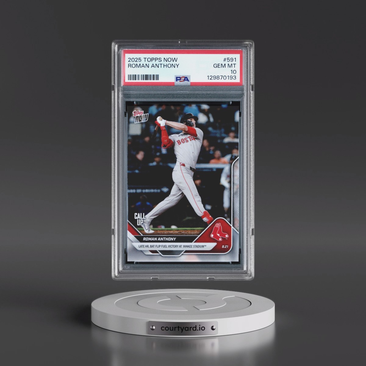 2025 Topps Now #591 Roman Anthony (PSA 10 GEM MINT)