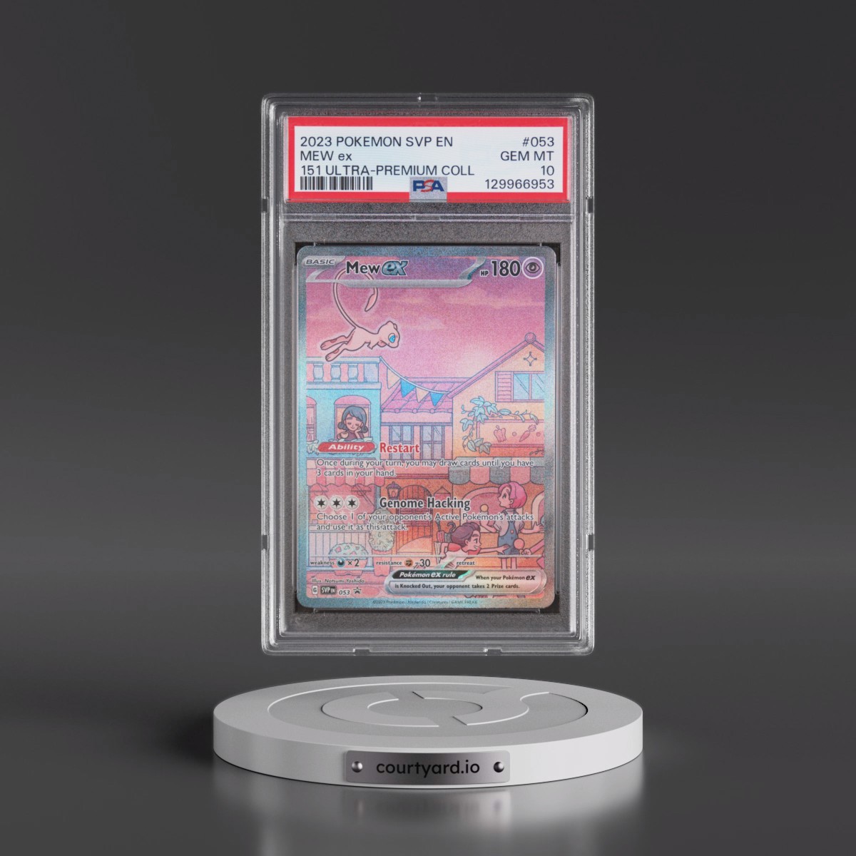 2023 Pokémon Svp EN-SV Black Star Promo #053 Mew EX - Holo 151 Ultra-Premium Collection (PSA 10 GEM MINT)