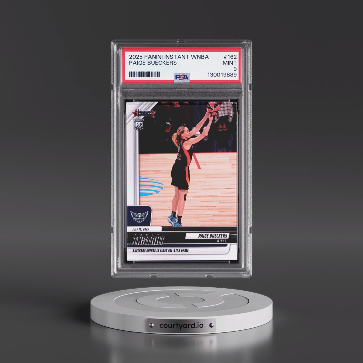 2025 Panini Instant WNBA #162 Paige Bueckers (PSA 9 MINT)