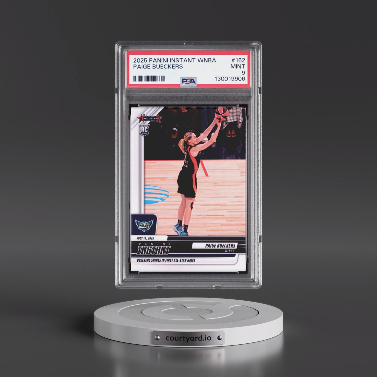 2025 Panini Instant WNBA #162 Paige Bueckers (PSA 9 MINT)