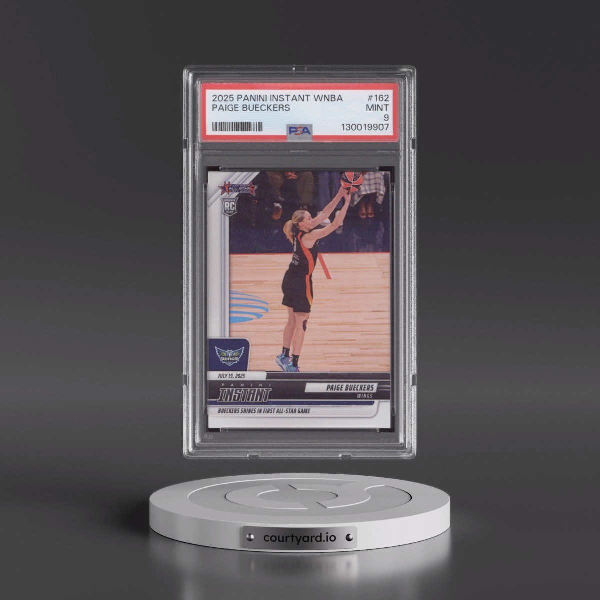 2025 Panini Instant WNBA #162 Paige Bueckers (PSA 9 MINT)