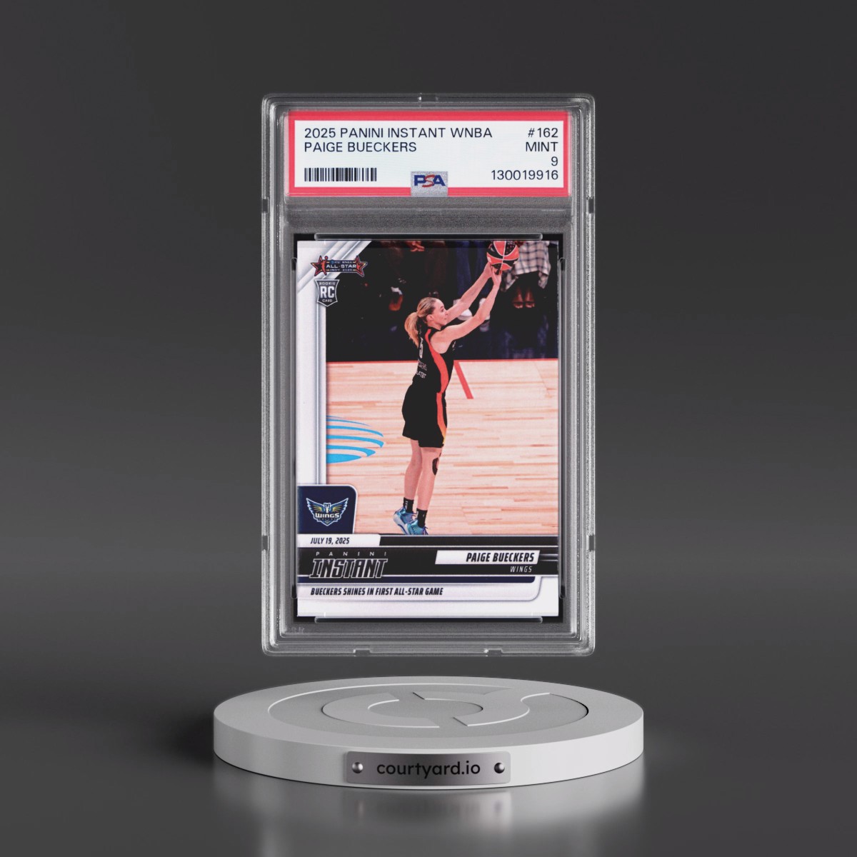 2025 Panini Instant WNBA #162 Paige Bueckers (PSA 9 MINT)