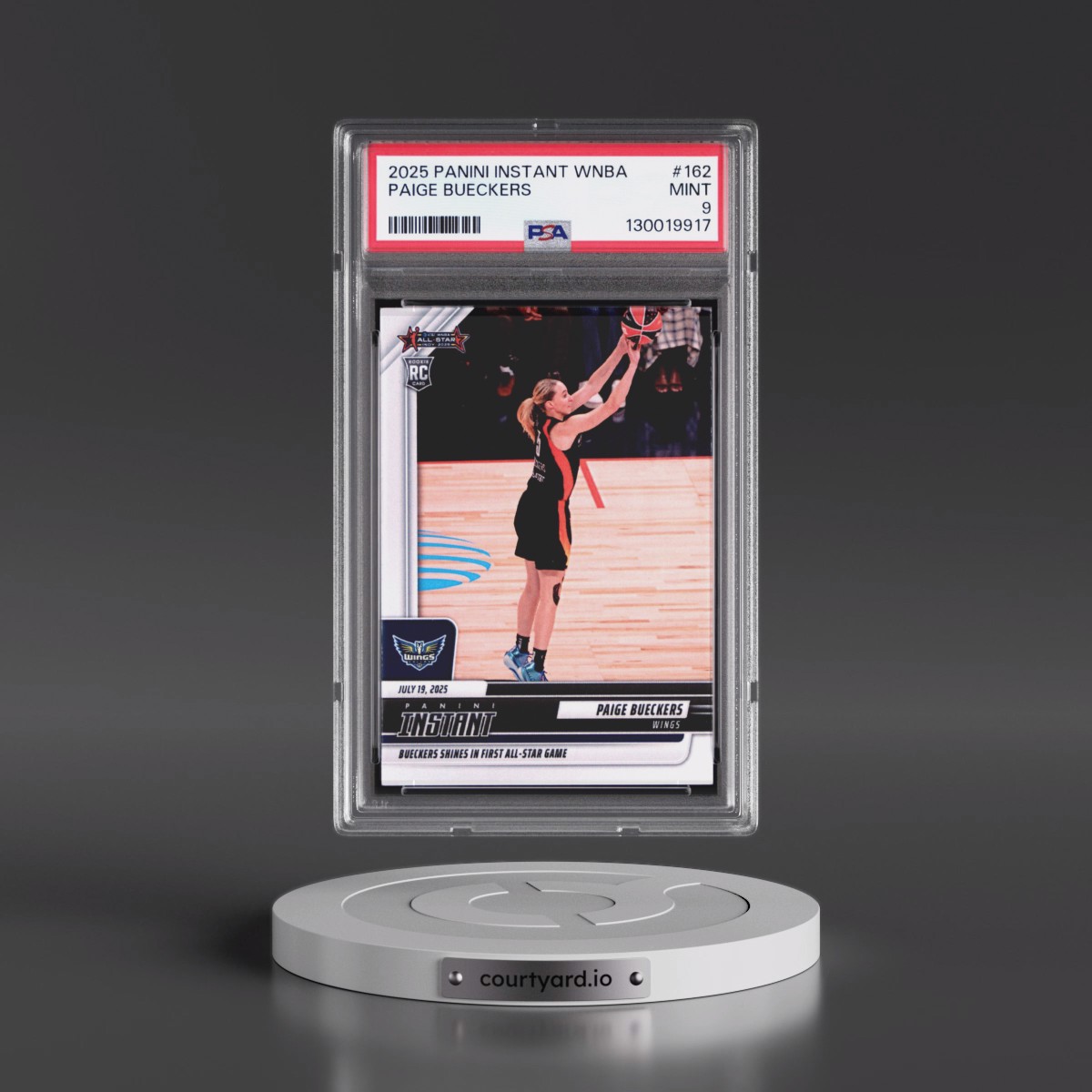 2025 Panini Instant WNBA Paige Bueckers #162 PSA 9