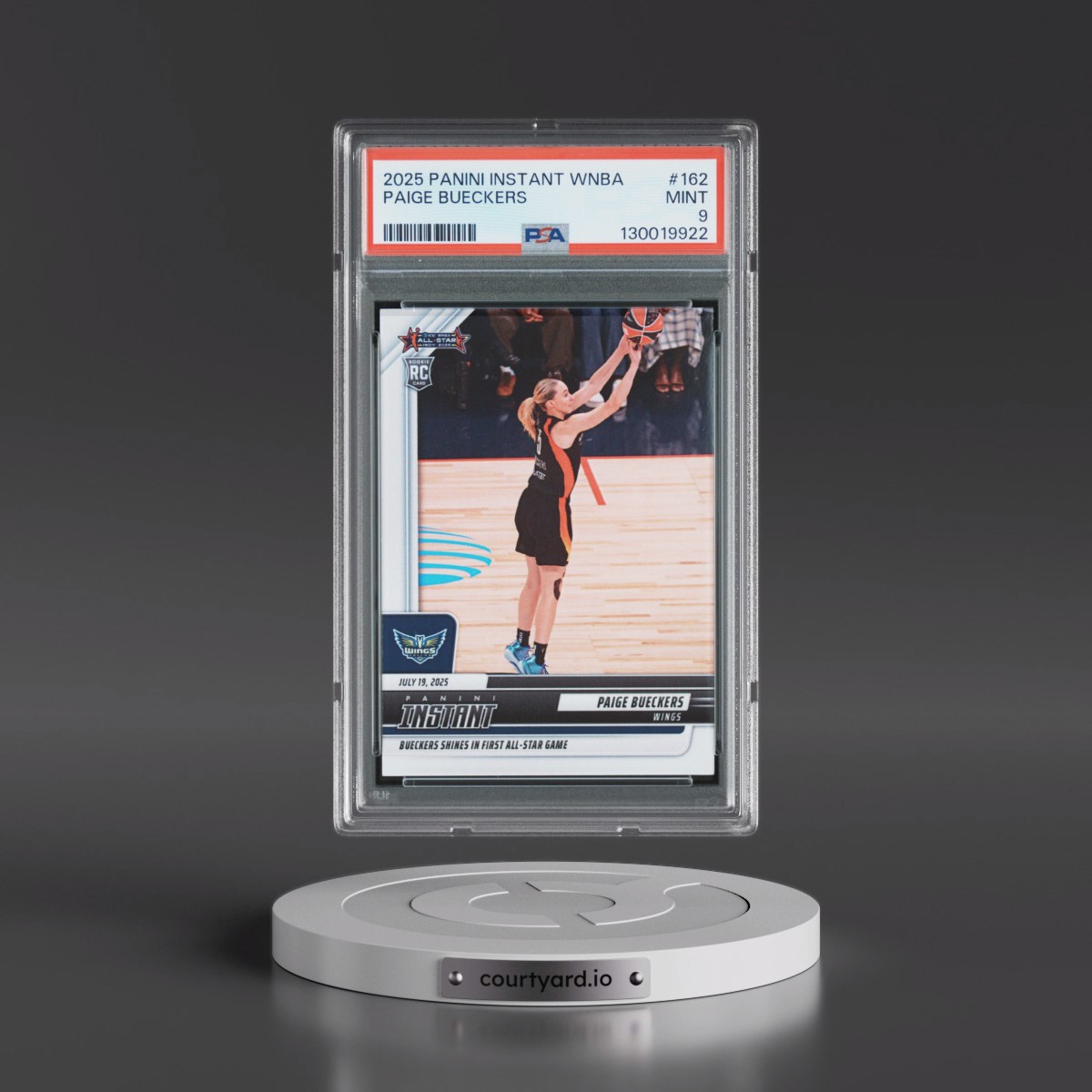 2025 Panini Instant WNBA #162 Paige Bueckers (PSA 9 MINT)