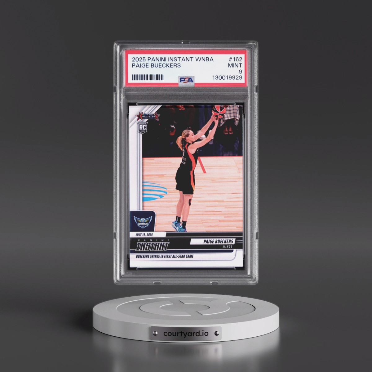 2025 Panini Instant WNBA #162 Paige Bueckers (PSA 9 MINT)