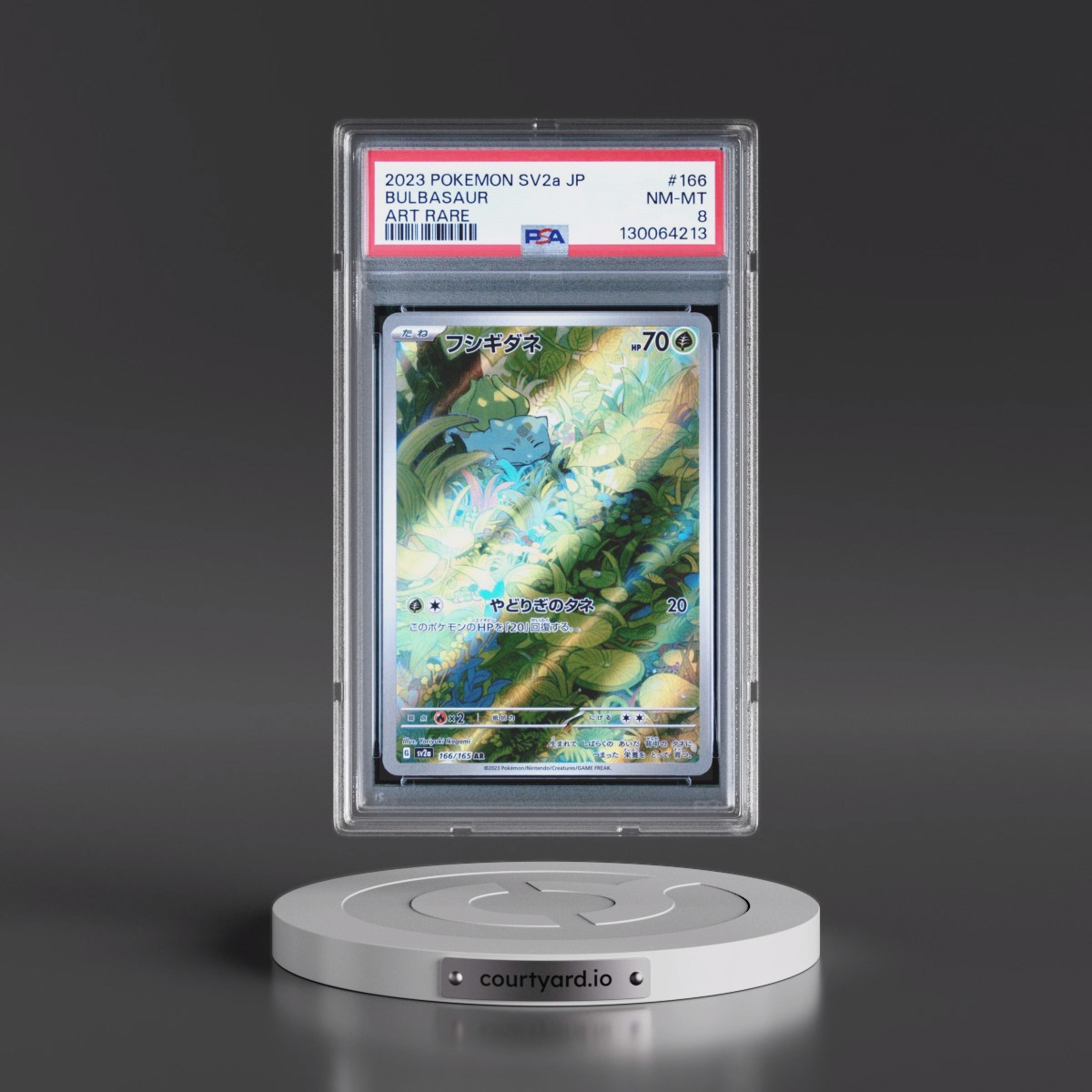 2023 Pokémon Sv2a-Pokémon 151 #166 Bulbasaur - Art Rare (PSA 8 NM-MT)