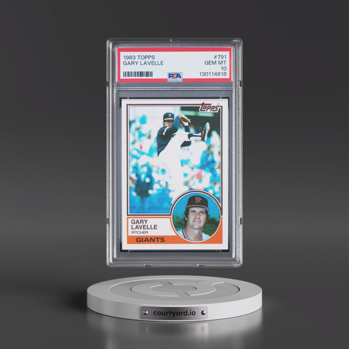 1983 Topps #791 Gary Lavelle (PSA 10 GEM MINT)