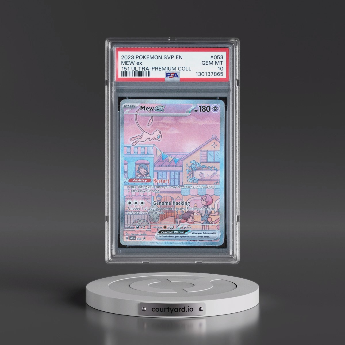 2023 Pokémon Svp EN-SV Black Star Promo #053 Mew EX - Holo 151 Ultra-Premium Collection (PSA 10 GEM MINT)