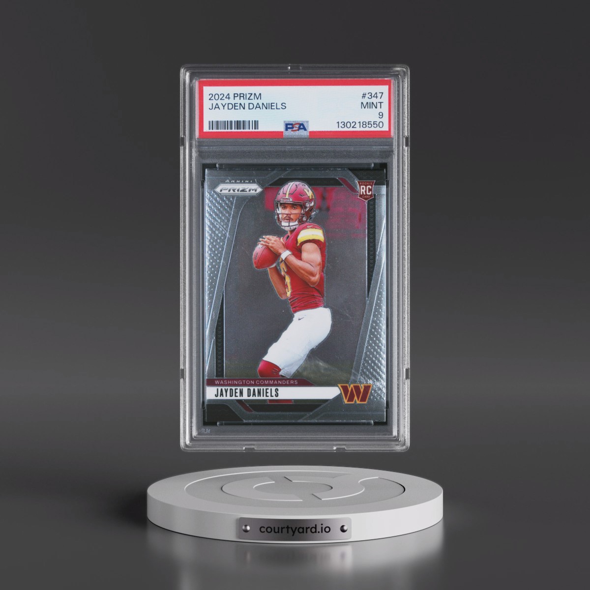 2024 Panini Prizm #347 Jayden Daniels (PSA 9 MINT)