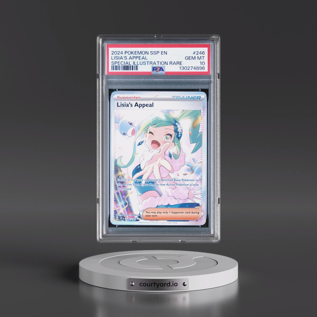2024 Pokémon Ssp EN-Surging Sparks #246 Lisia's Appeal - Special Illustration Rare (PSA 10 GEM MINT)