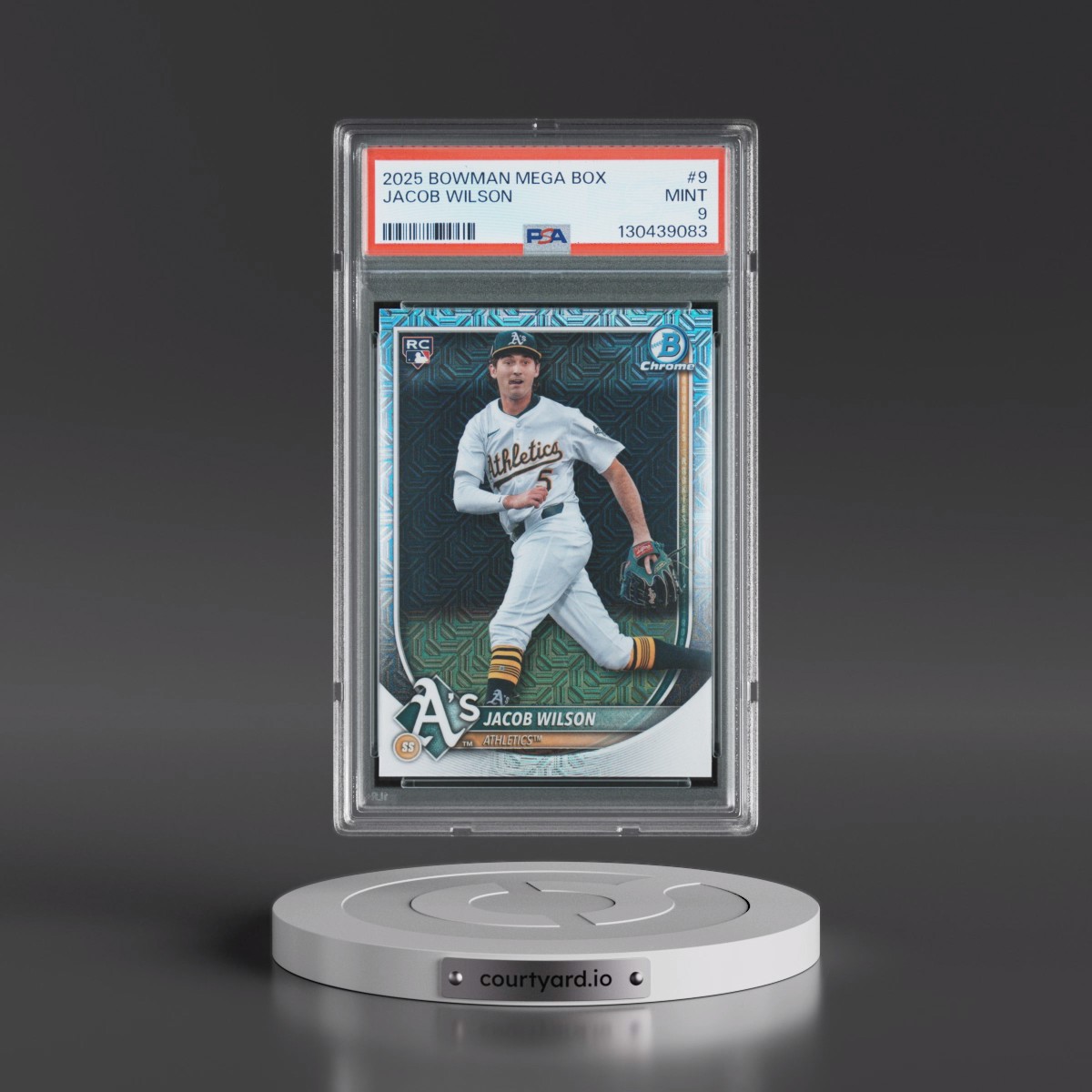 2025 Bowman Mega Box Chrome #9 Jacob Wilson (PSA 9 MINT)