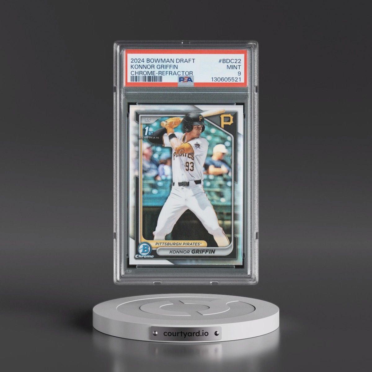 2024 Bowman Draft Konnor Griffin - Chrome-Refractor #BDC22 PSA 9