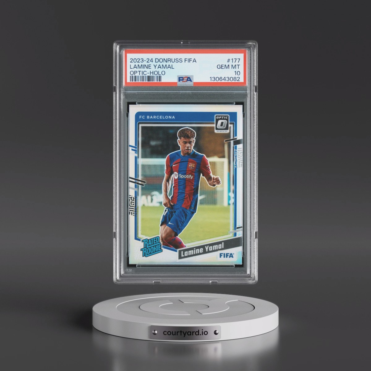 2023 Panini Donruss FIFA Lamine Yamal - Optic-Holo #177 PSA 10