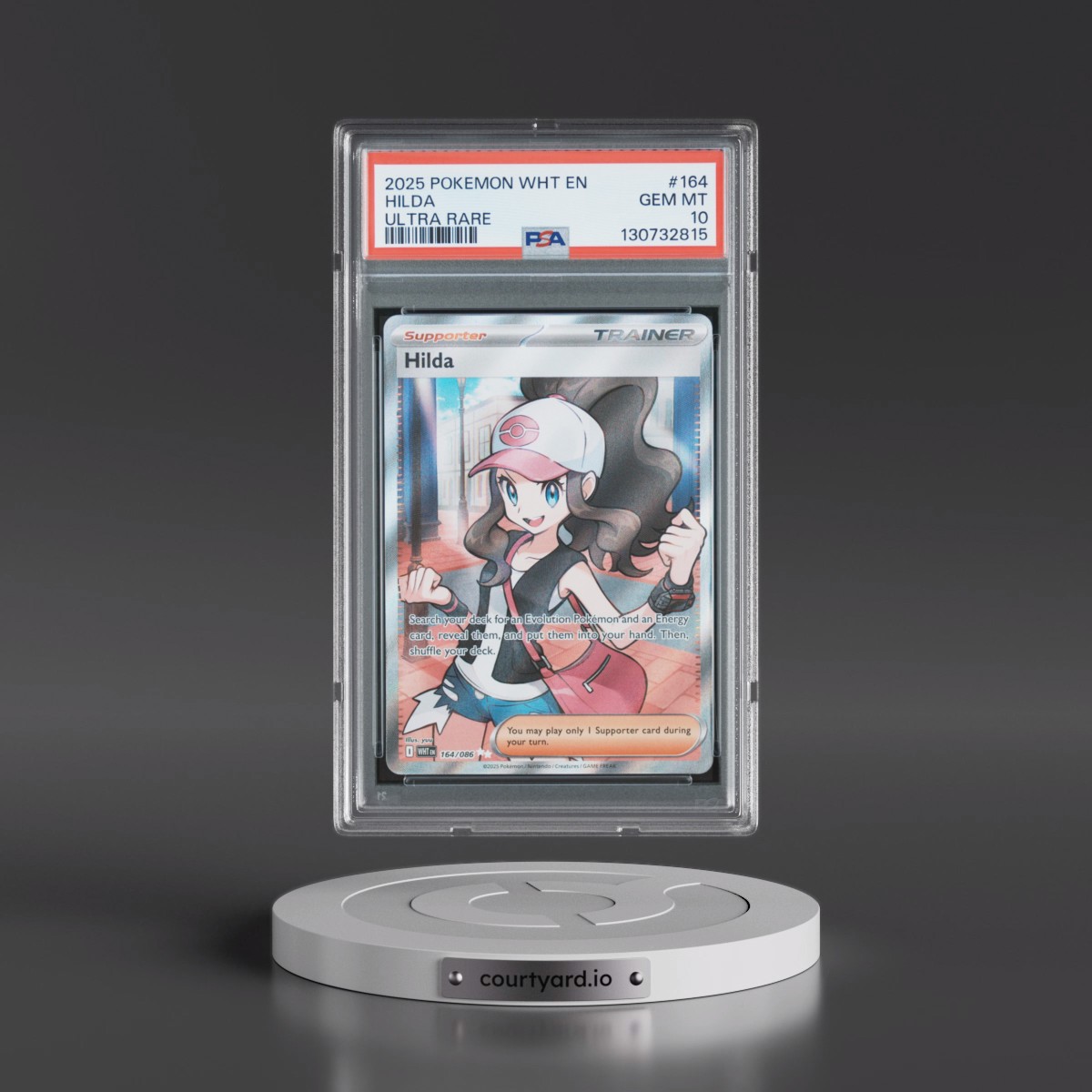 2025 Pokémon Wht EN-White Flare Hilda - Ultra Rare #164 PSA 10