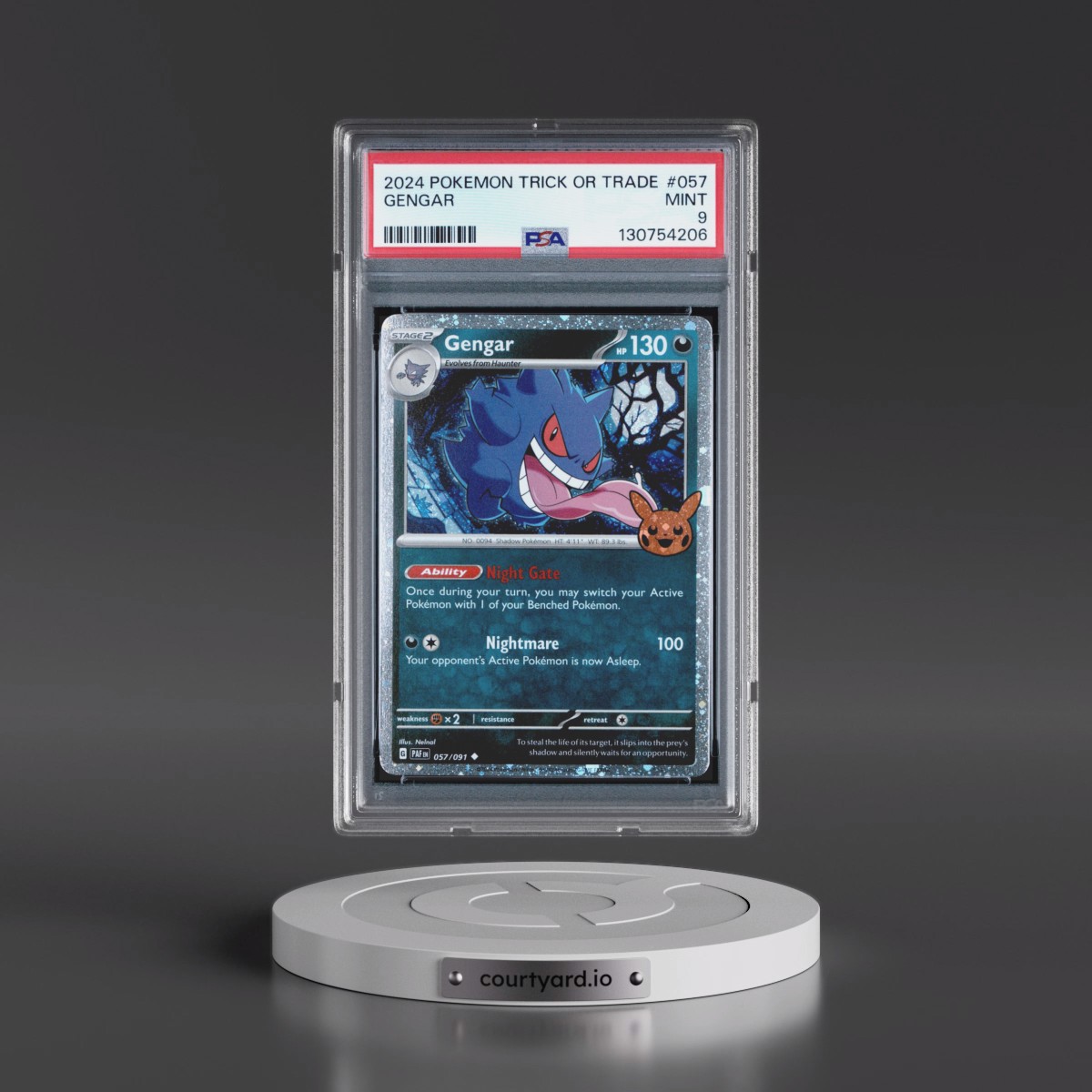 2024 Pokémon Trick or Trade #057 Gengar (PSA 9 MINT)