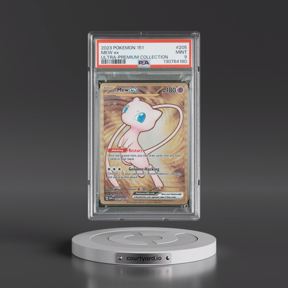 2023 Pokémon 151 Ultra-Premium Collection #205 Mew EX - Holo (PSA 9 MINT)