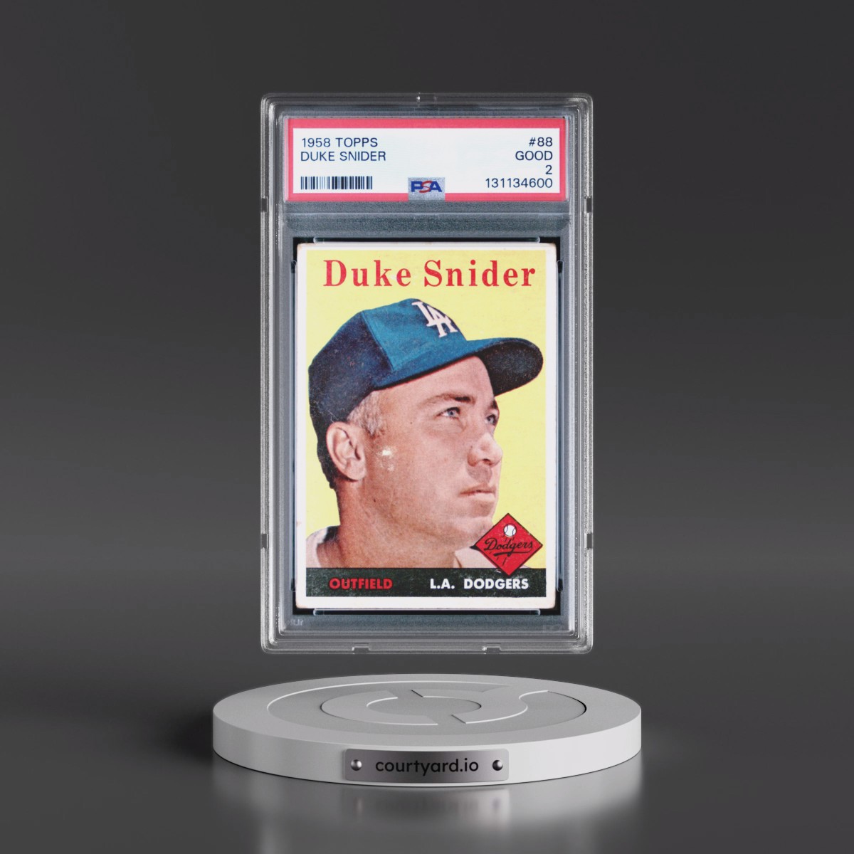 1958 Topps #88 Duke Snider (PSA 2 GOOD)