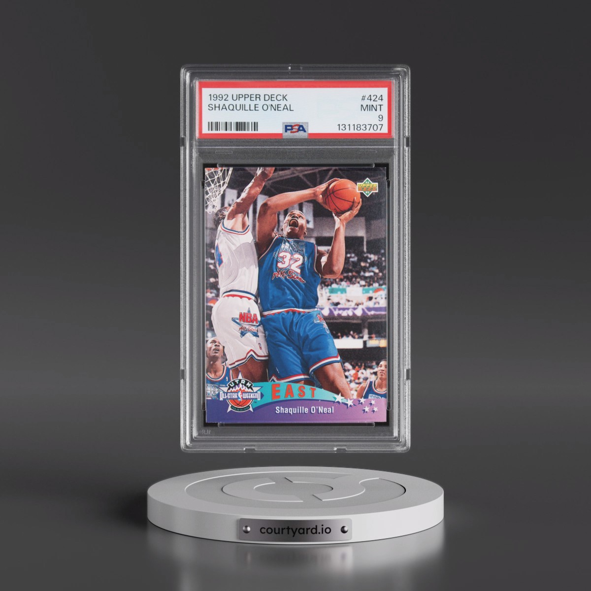 1992 Upper Deck #424 Shaquille O'Neal (PSA 9 MINT)