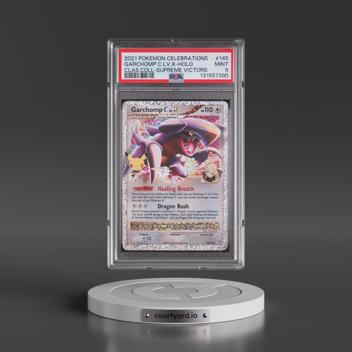 2021 Pokémon Celebrations Classic Collection #145 Garchomp C LV.X - Holo (PSA 9 MINT)