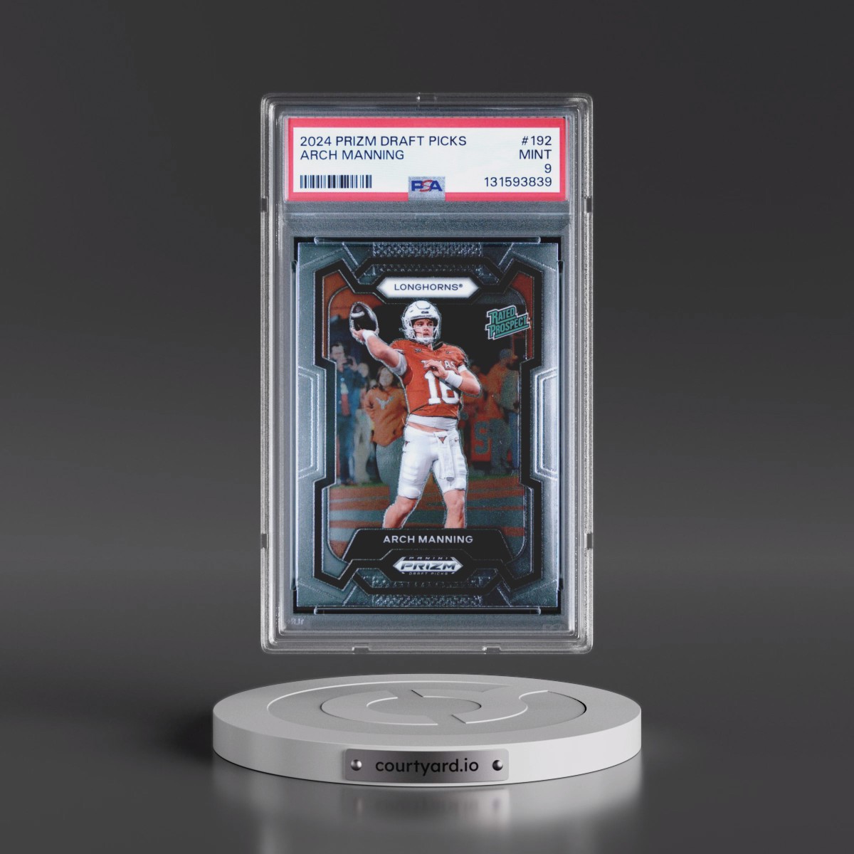 2024 Panini Prizm Draft Picks #192 Arch Manning (PSA 9 MINT)