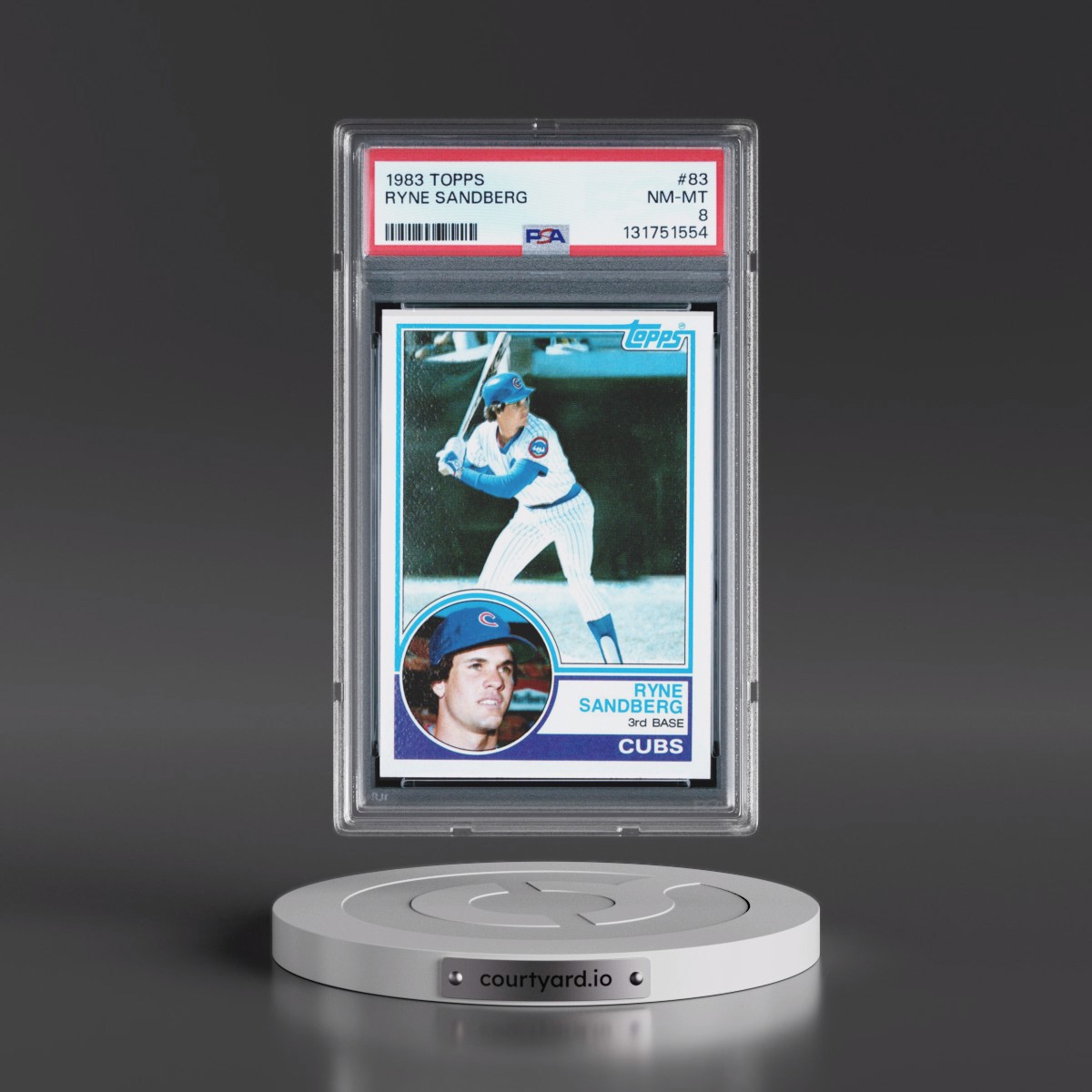 1983 Topps #83 Ryne Sandberg (PSA 8 NM-MT)