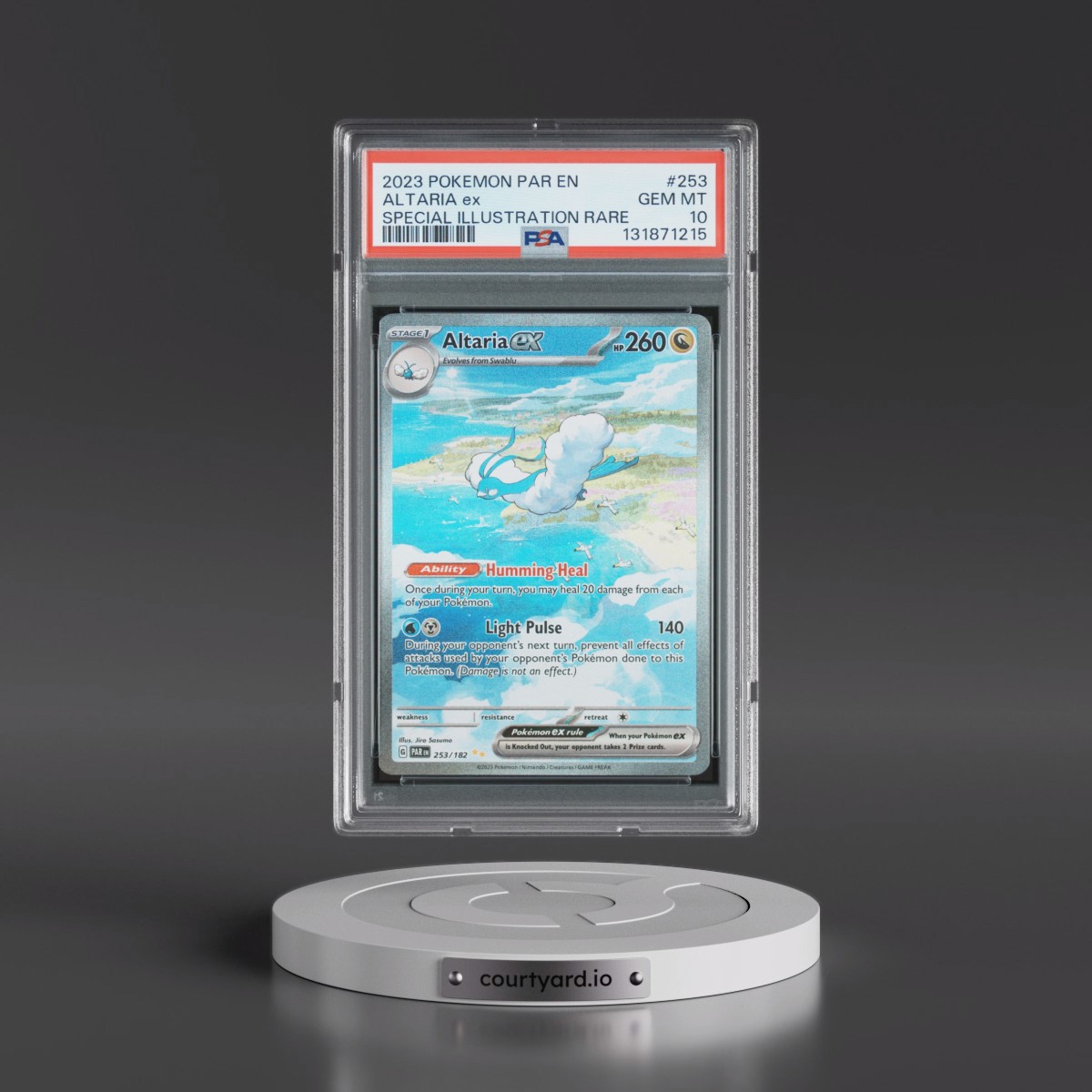 2023 Pokémon Par EN-Paradox Rift #253 Altaria EX - Holo Special Illustration Rare (PSA 10 GEM MINT)