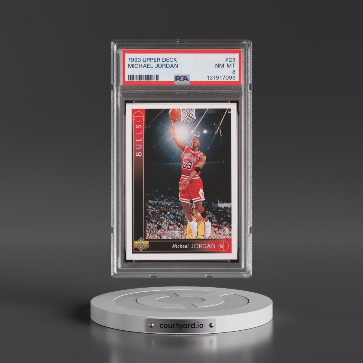 1993 Upper Deck #23 Michael Jordan (PSA 8 NM-MT)