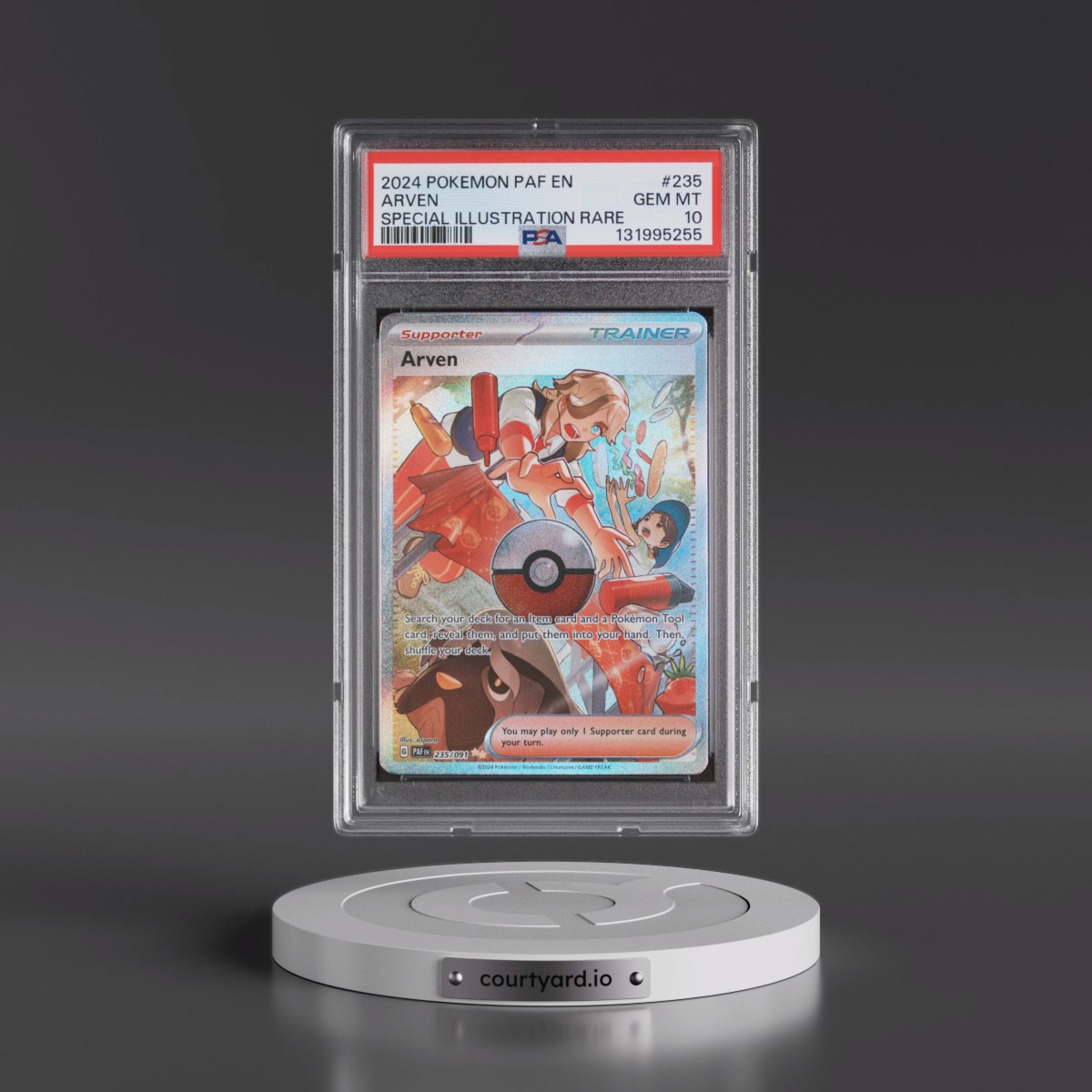 2024 Pokémon Paf EN-Paldean Fates Arven - Special Illustration Rare #235 PSA 10