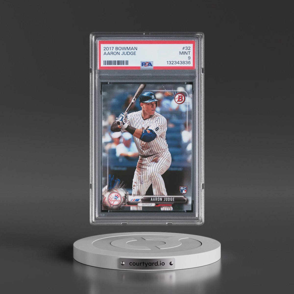 2017 Bowman #32 Aaron Judge (PSA 9 MINT)