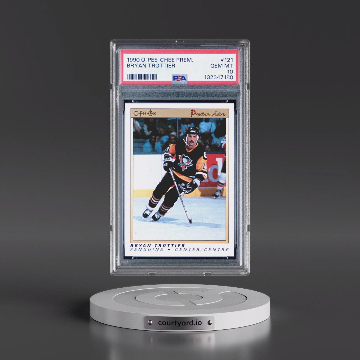 1990 O-Pee-Chee Premier #121 Bryan Trottier (PSA 10 GEM MINT)
