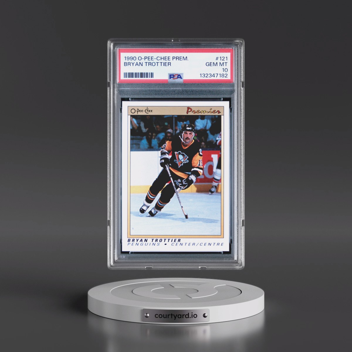 1990 O-Pee-Chee Premier #121 Bryan Trottier (PSA 10 GEM MINT)
