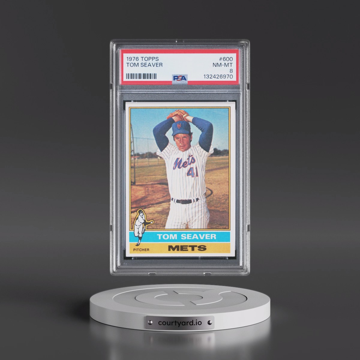 1976 Topps #600 Tom Seaver (PSA 8 NM-MT)