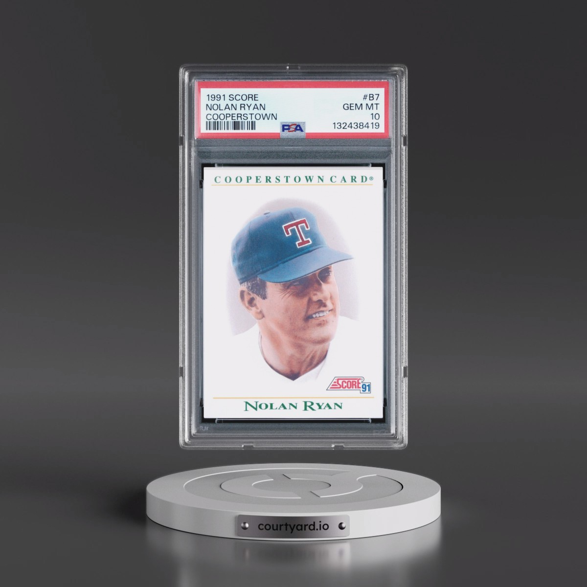 1991 Score Cooperstown #B7 Nolan Ryan (PSA 10 GEM MINT)
