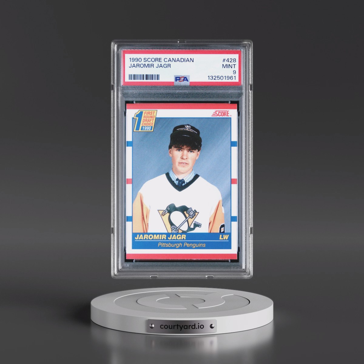 1990 Score Canadian Jaromir Jagr #428 PSA 9