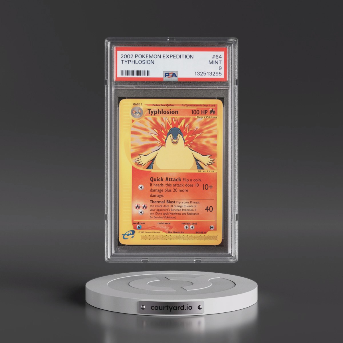 2002 Pokémon Expedition #64 Typhlosion (PSA 9 MINT)