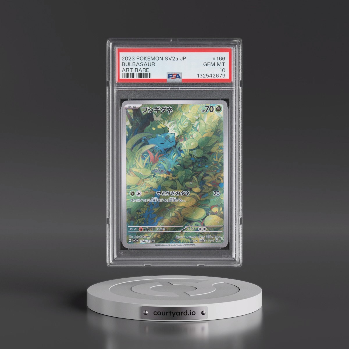 2023 Pokémon Sv2a-Pokémon 151 #166 Bulbasaur - Art Rare (PSA 10 GEM MINT)