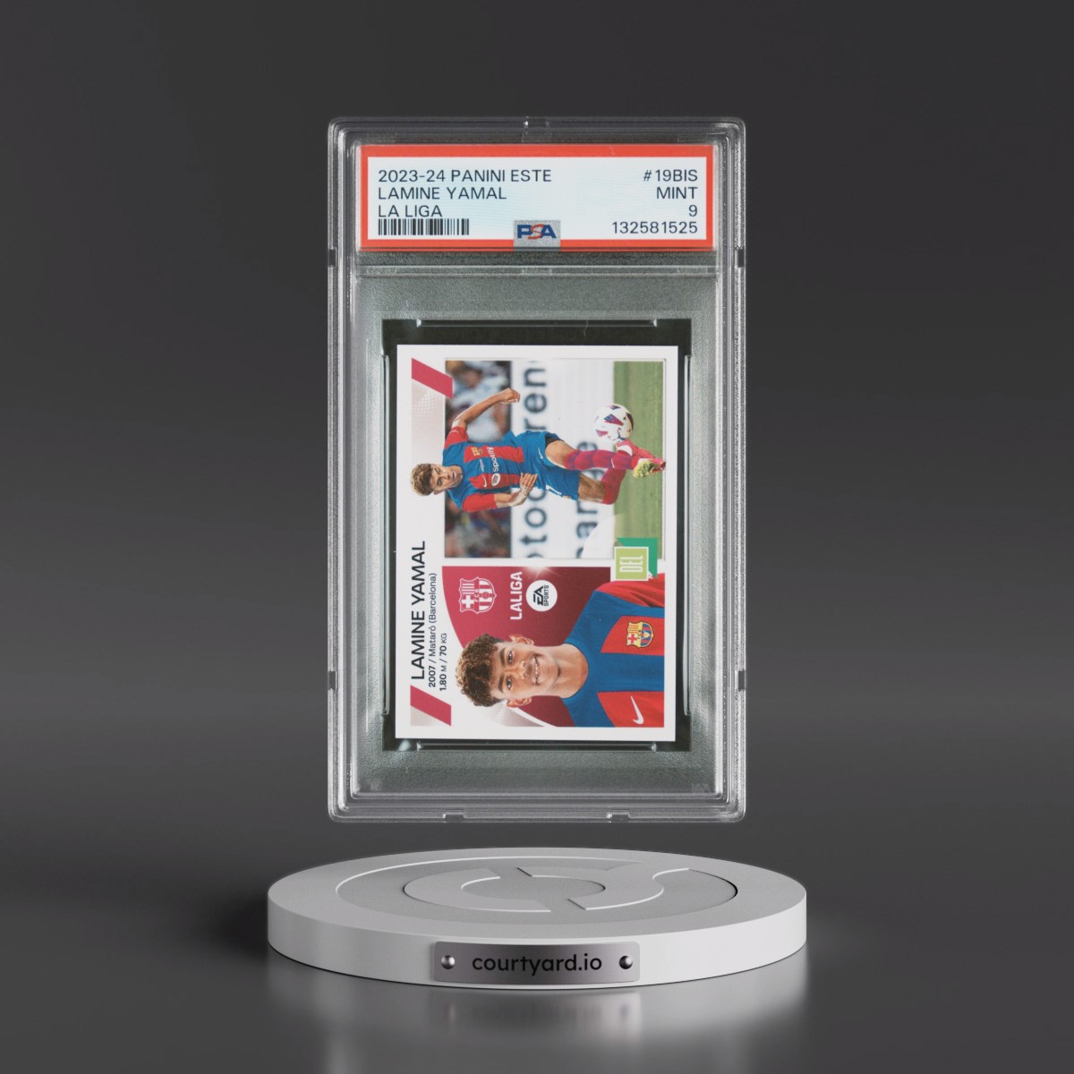 2023 Panini Este La Liga #19BIS Lamine Yamal (PSA 9 MINT)