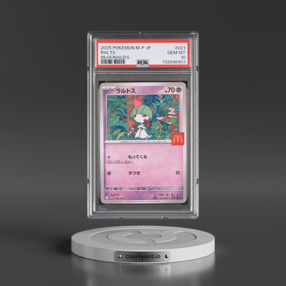 2025 Pokémon M-P Promo #021 Ralts - McDonald's (PSA 10 GEM MINT)