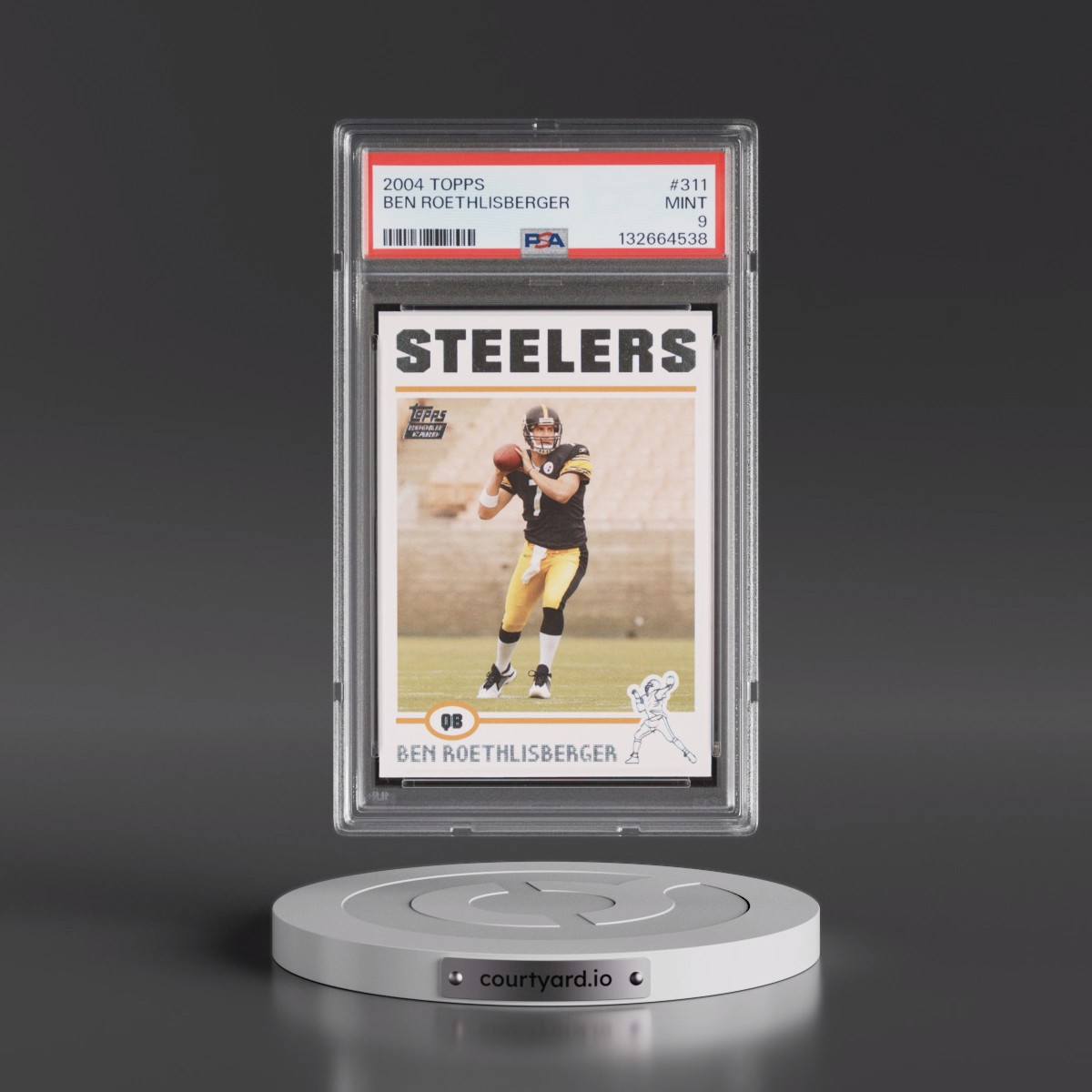 2004 Topps #311 Ben Roethlisberger (PSA 9 MINT)