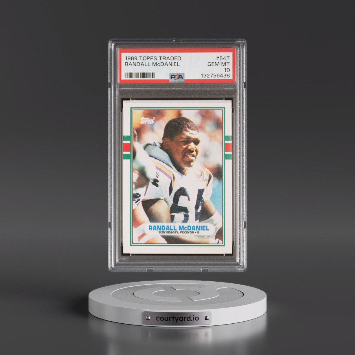 1989 Topps Traded #54T Randall McDaniel (PSA 10 GEM MINT)