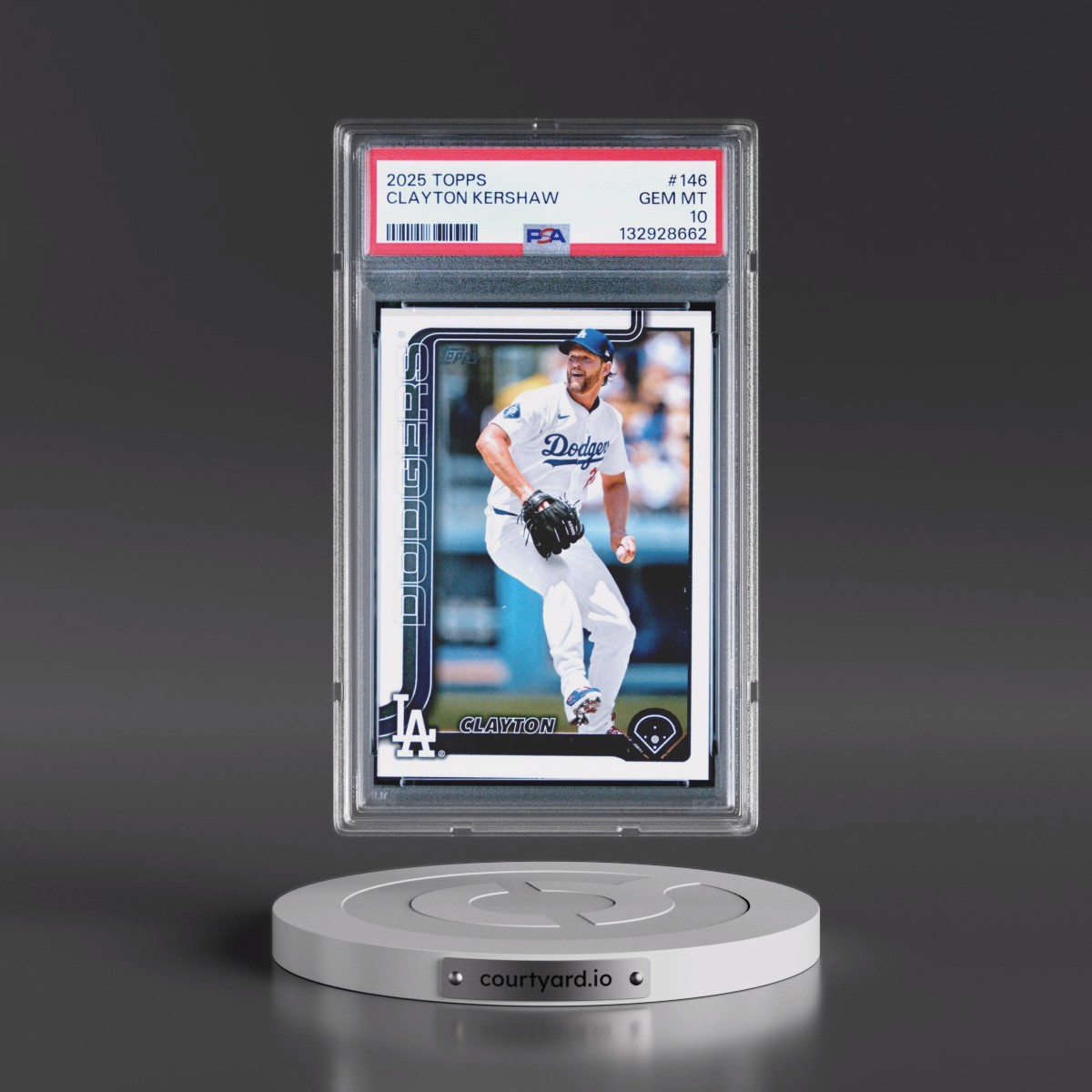 2025 Topps #146 Clayton Kershaw (PSA 10 GEM MINT)
