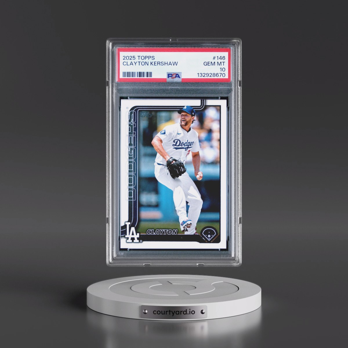 2025 Topps #146 Clayton Kershaw (PSA 10 GEM MINT)