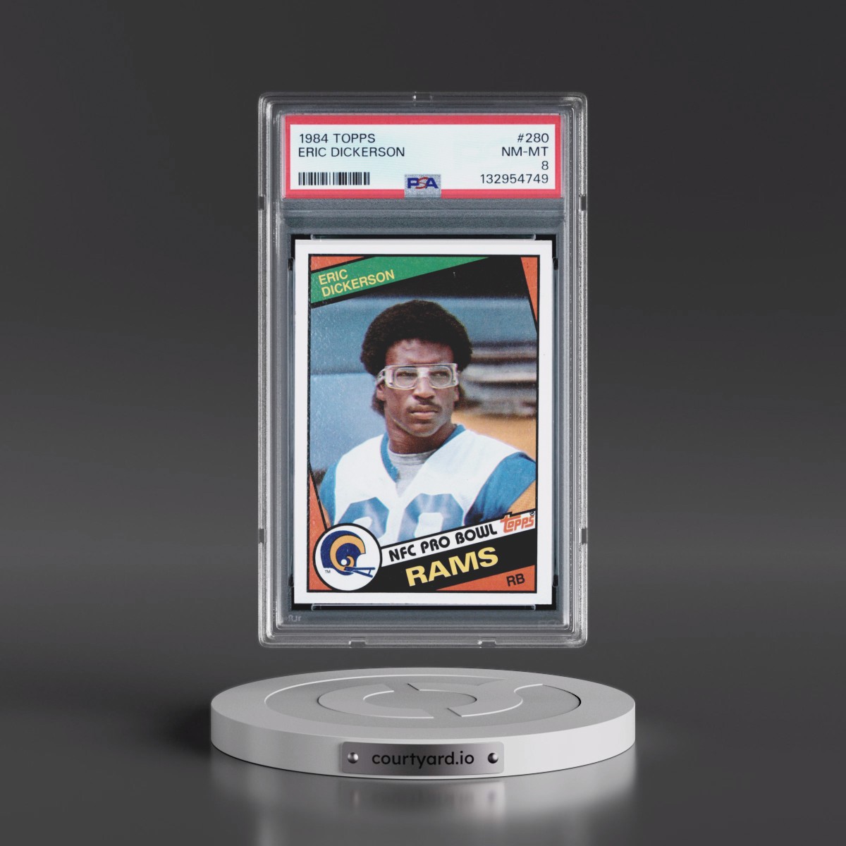 1984 Topps #280 Eric Dickerson (PSA 8 NM-MT)
