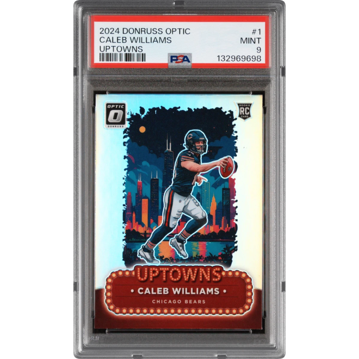 2024 Panini Donruss Optic Uptowns #1 Caleb Williams (PSA 9 MINT)