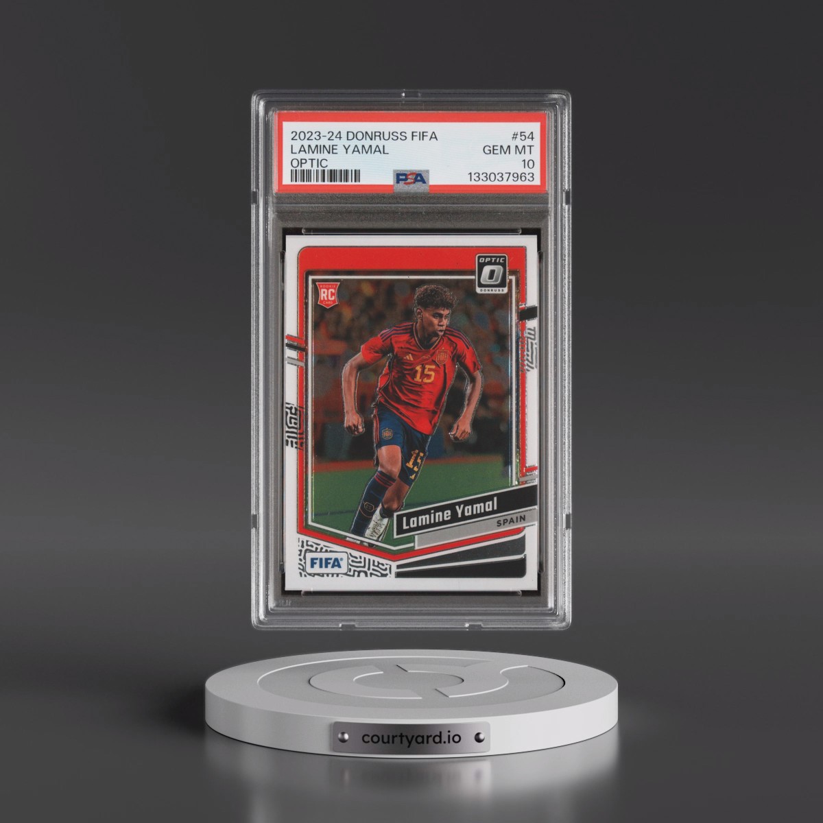 2023-24 Panini Donruss FIFA #54 Lamine Yamal - Optic (PSA 10 GEM MINT)