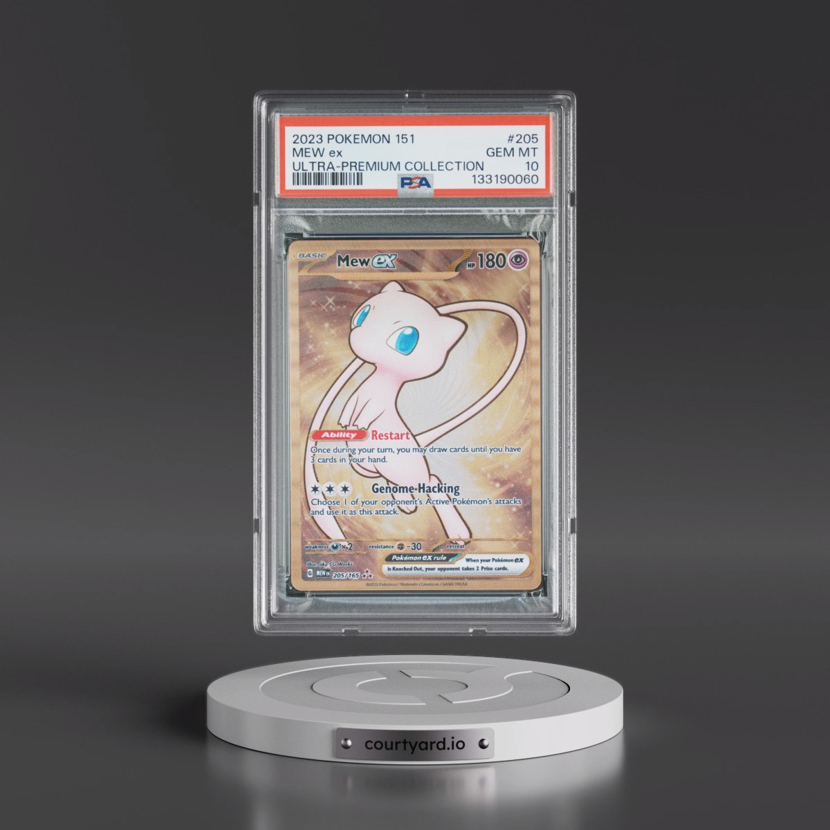 2023 Pokémon 151 Ultra-Premium Collection #205 Mew EX - Holo (PSA 10 GEM MINT)