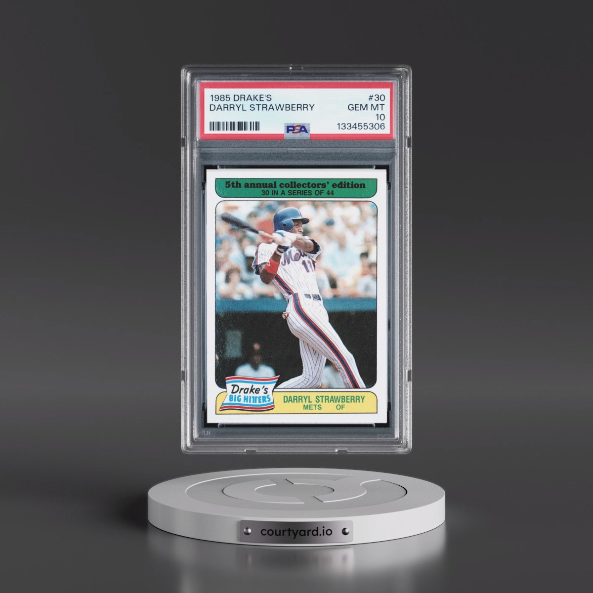 1985 Drake's #30 Darryl Strawberry (PSA 10 GEM MINT)